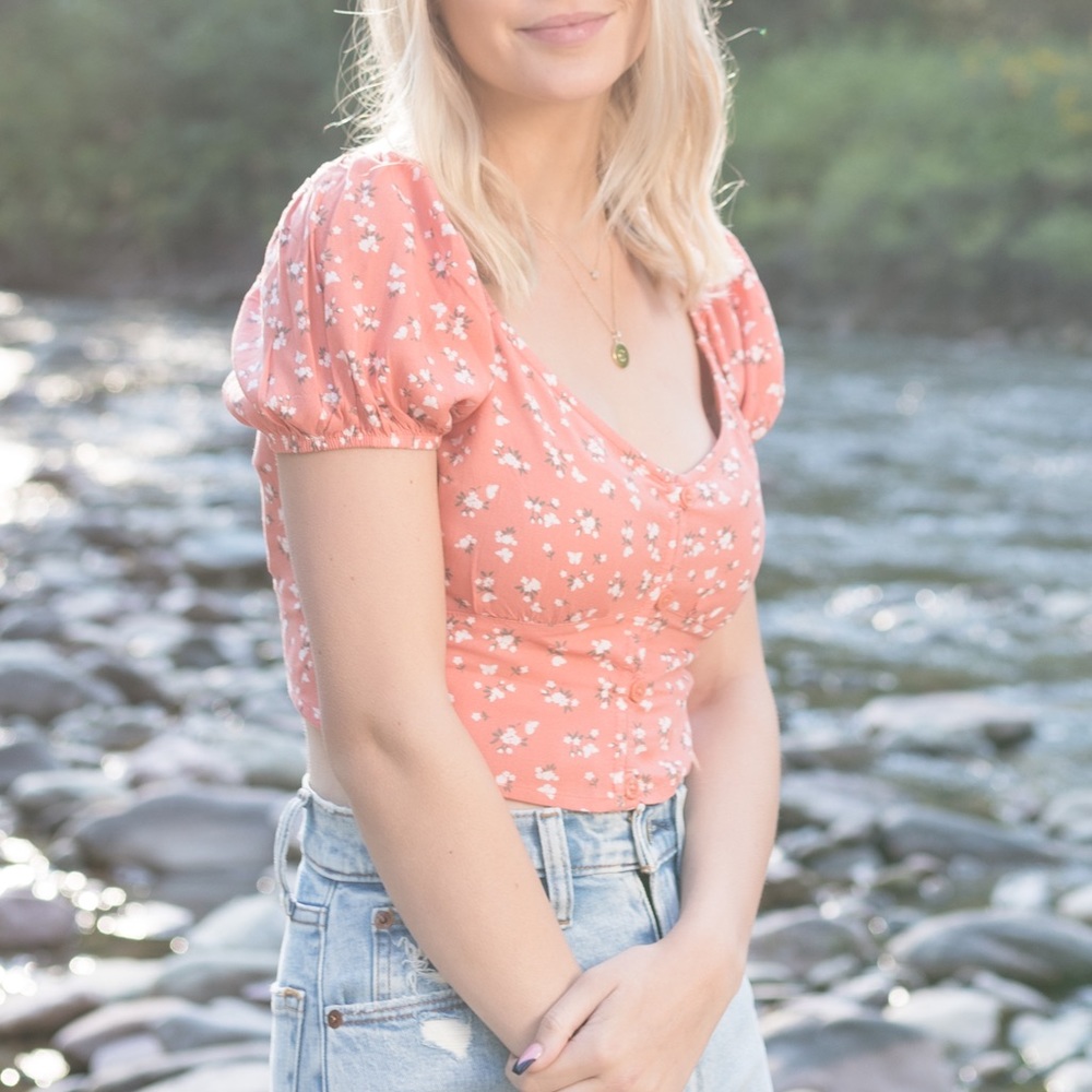 Floral Hollister Shirt